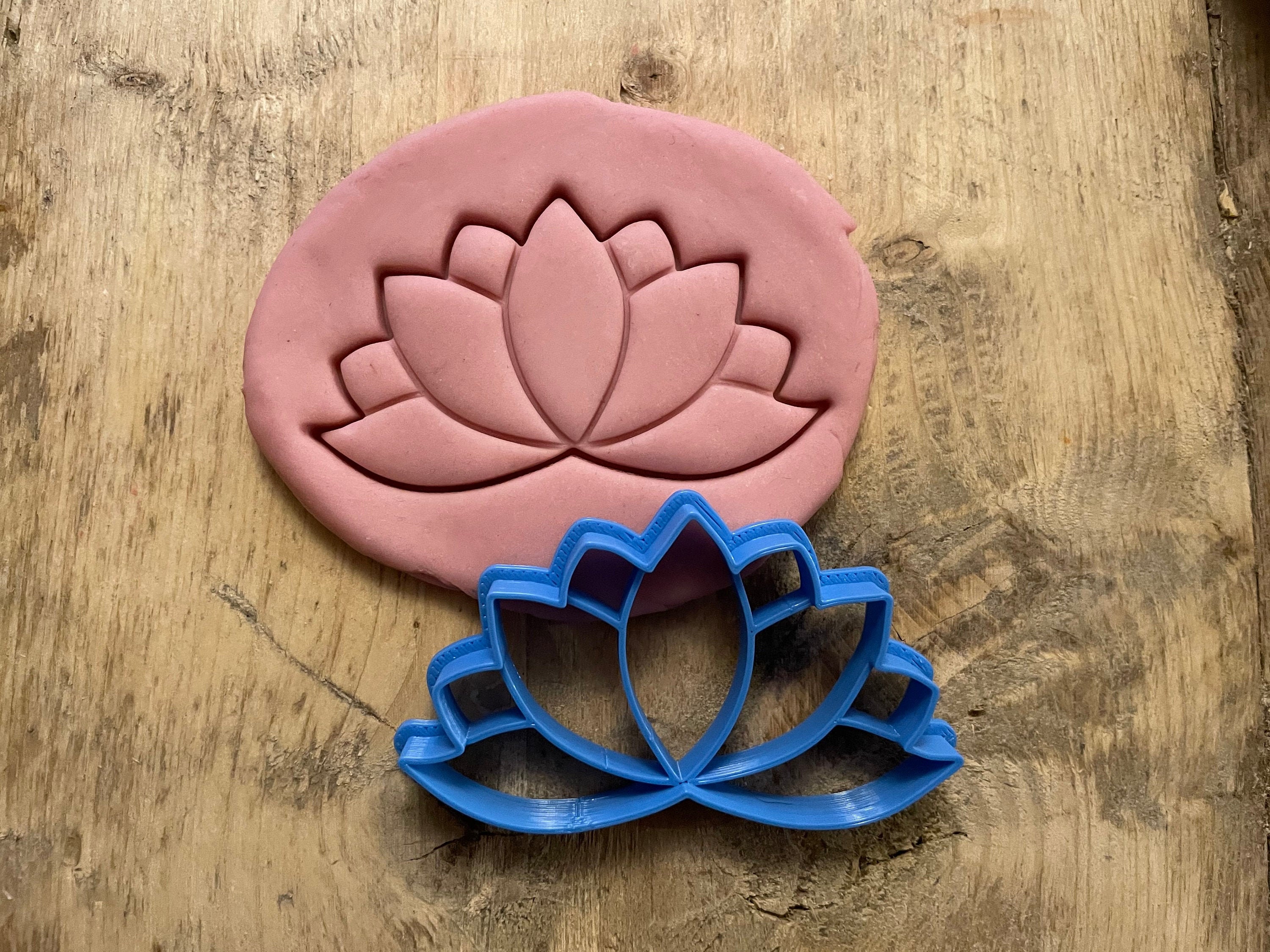 Lotus cookie/ biscuit fondant cutter gift ideas Flower Etsy
