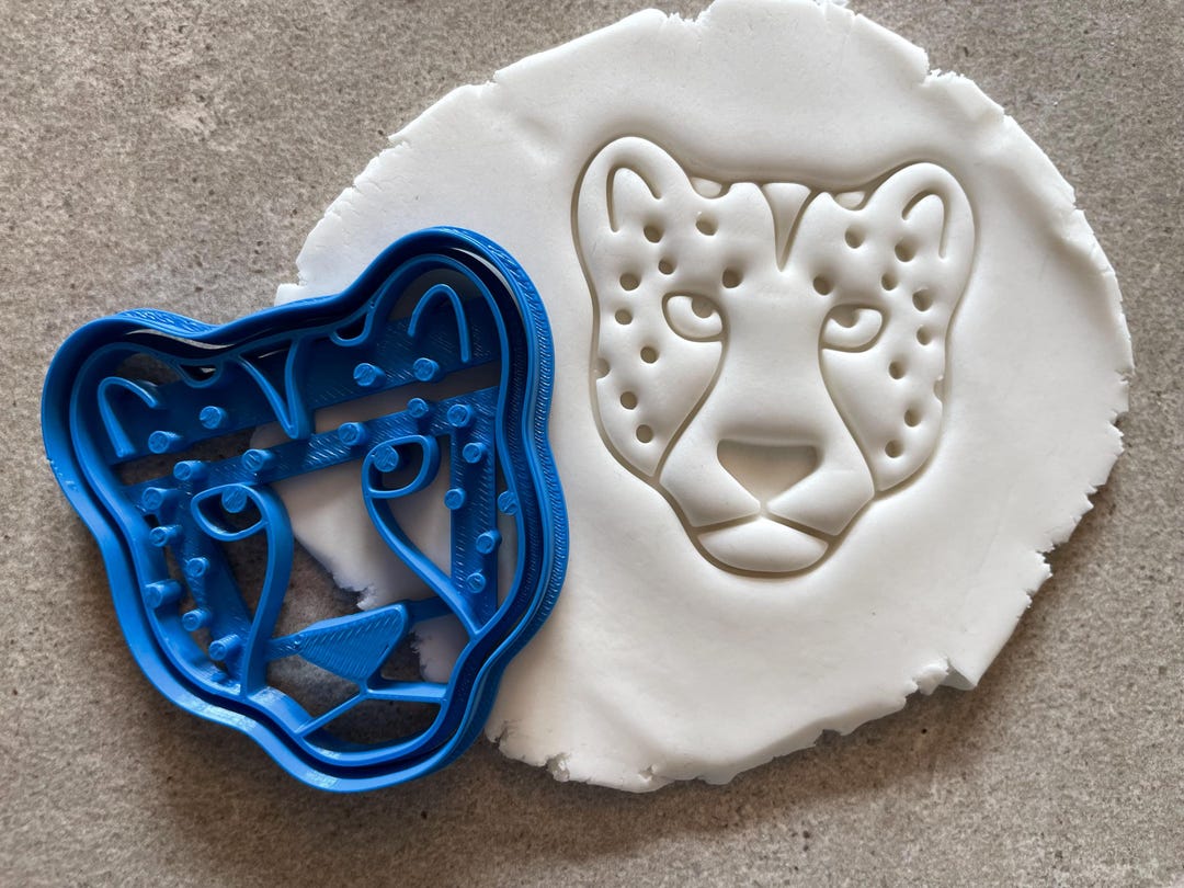 Leopard Face Cookie Cutter, Biscuit Jungle Animal Wildlife Nature ...