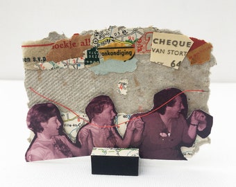 analogue collage on a little wooden standard (9)