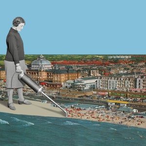 Cartolina 'Le vacanze sono finite'