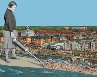 Postcard ''Holiday is over''