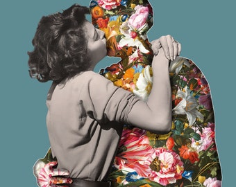 Postcard “The Kiss"