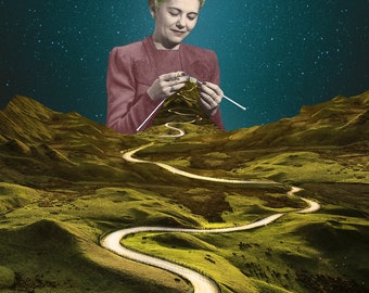 Art print "This road takes me home ..."