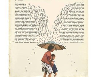 Postcard “Oh no, it's raining again..."