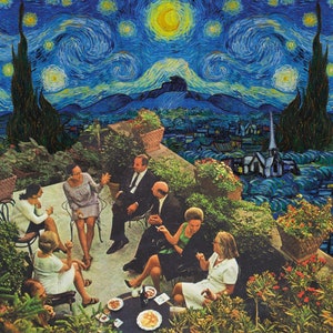 Cartolina "Notte stellata, stellata"