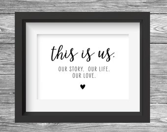 8x10 - This is Us - Downloadable Print