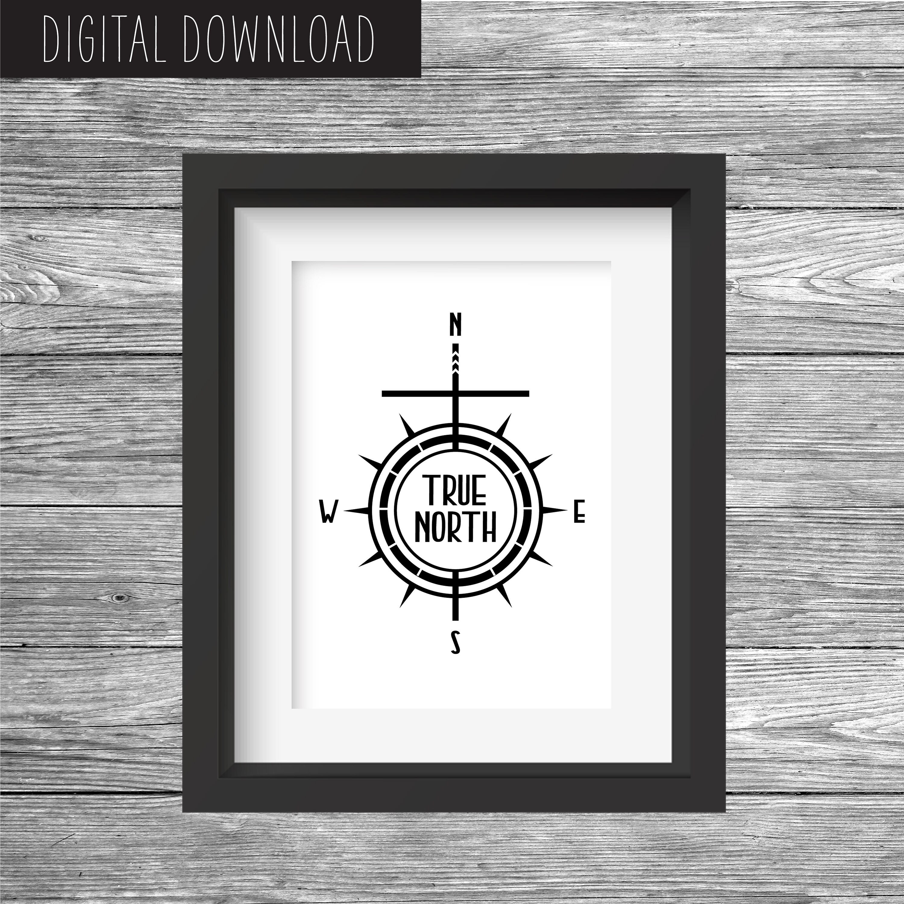 5x7 - True North - Downloadable Print