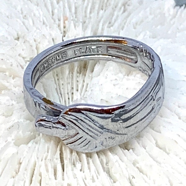 Statement Ring aus Silber - Ring aus Vintage Apostel Teelöffel Besteck / Besteck / Besteck - jede Größe möglich
