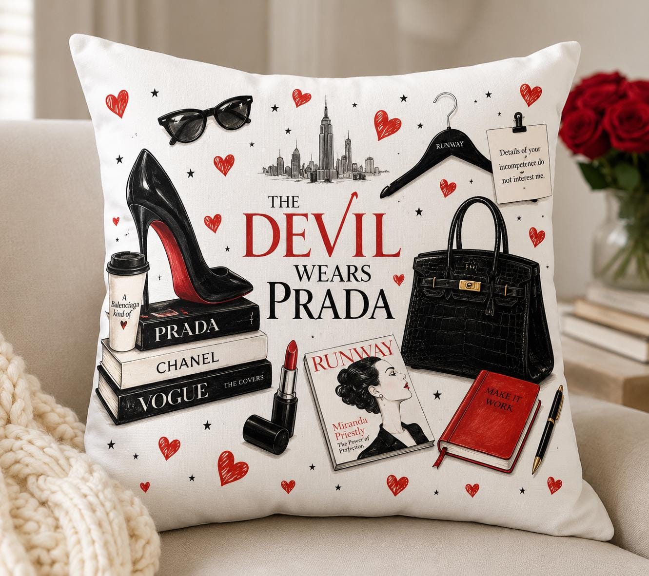 Prada Pillow - Etsy
