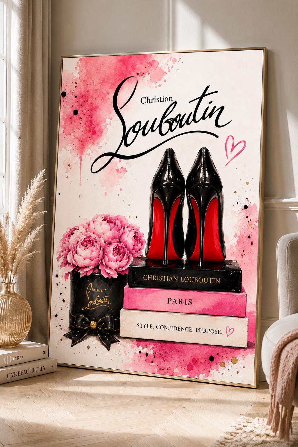 Louboutin Wall Art - Etsy