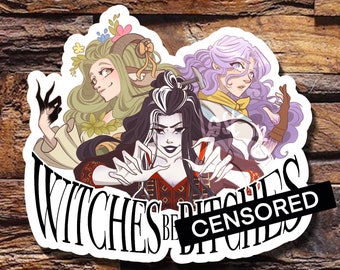 Witches sticker, Laudna, Fearne, Critical Role, Bell's Hells, Dnd