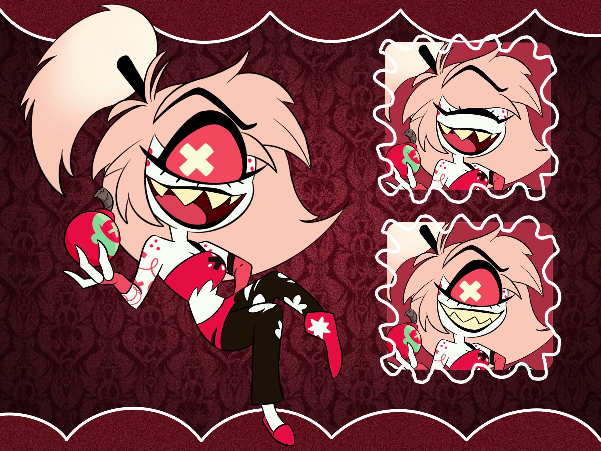 Hazbin hotel cherry bomb - Etsy 日本