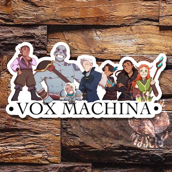 Vox Machina Sticker, Critical Role, Dnd