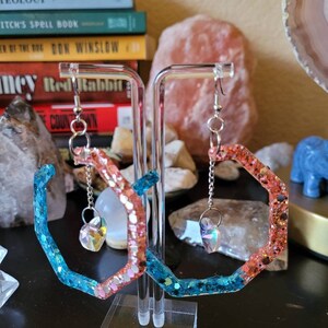 Glitter Resin Earrings
