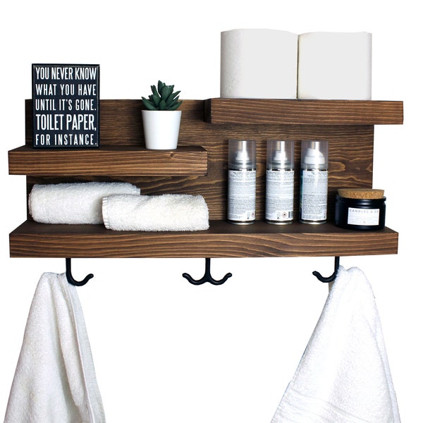 Outdoor Shelf Towel Hook Etsy