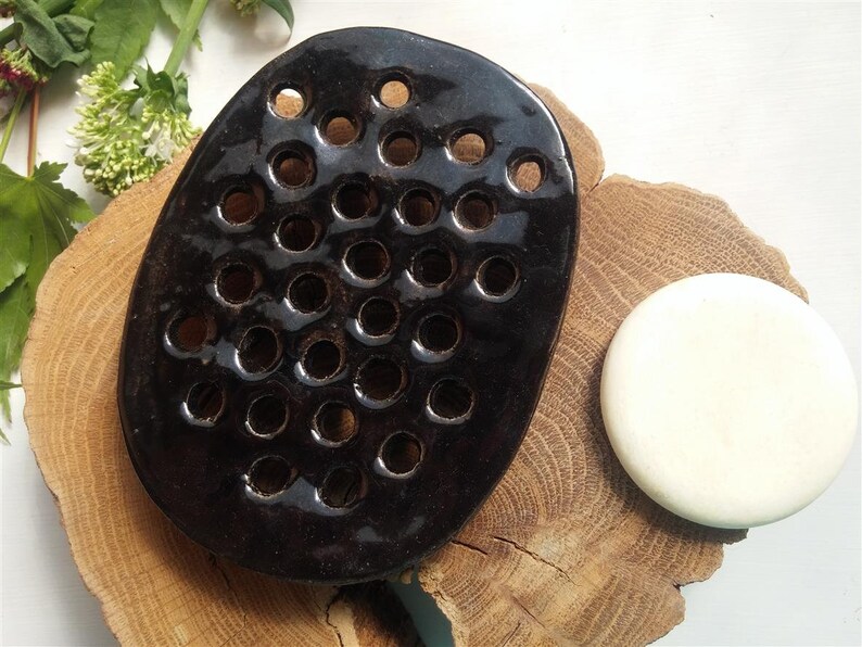 Draining Ceramic Soap Dish Multicolor Holes Soap Dish for Etsy