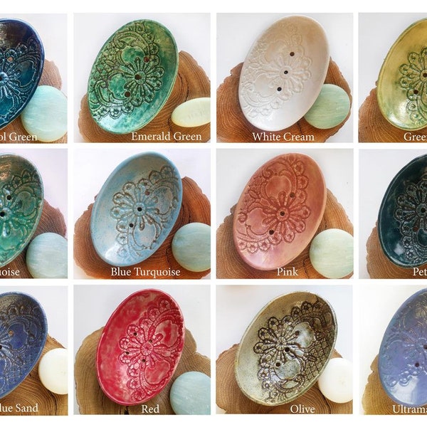 Ceramic Bathroom Accessories Etsy