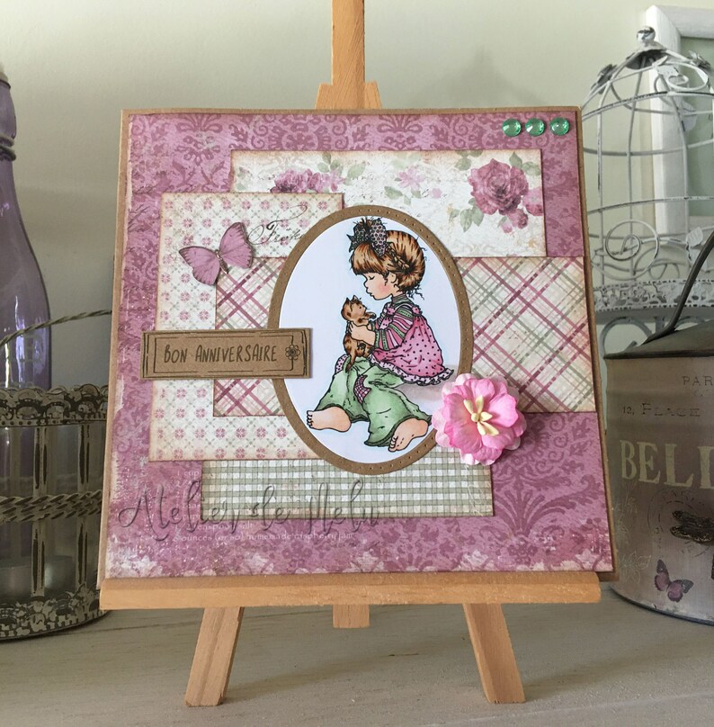 Woman Or Girl Birthday Card Sarah Kay Happy Birthday Etsy