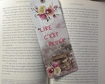 Scrapbooking Bookmarks - Reading is dreaming