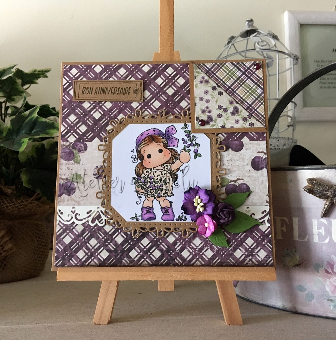 Magnolia Girl or Woman Birthday Card - Olive Tilda - Etsy