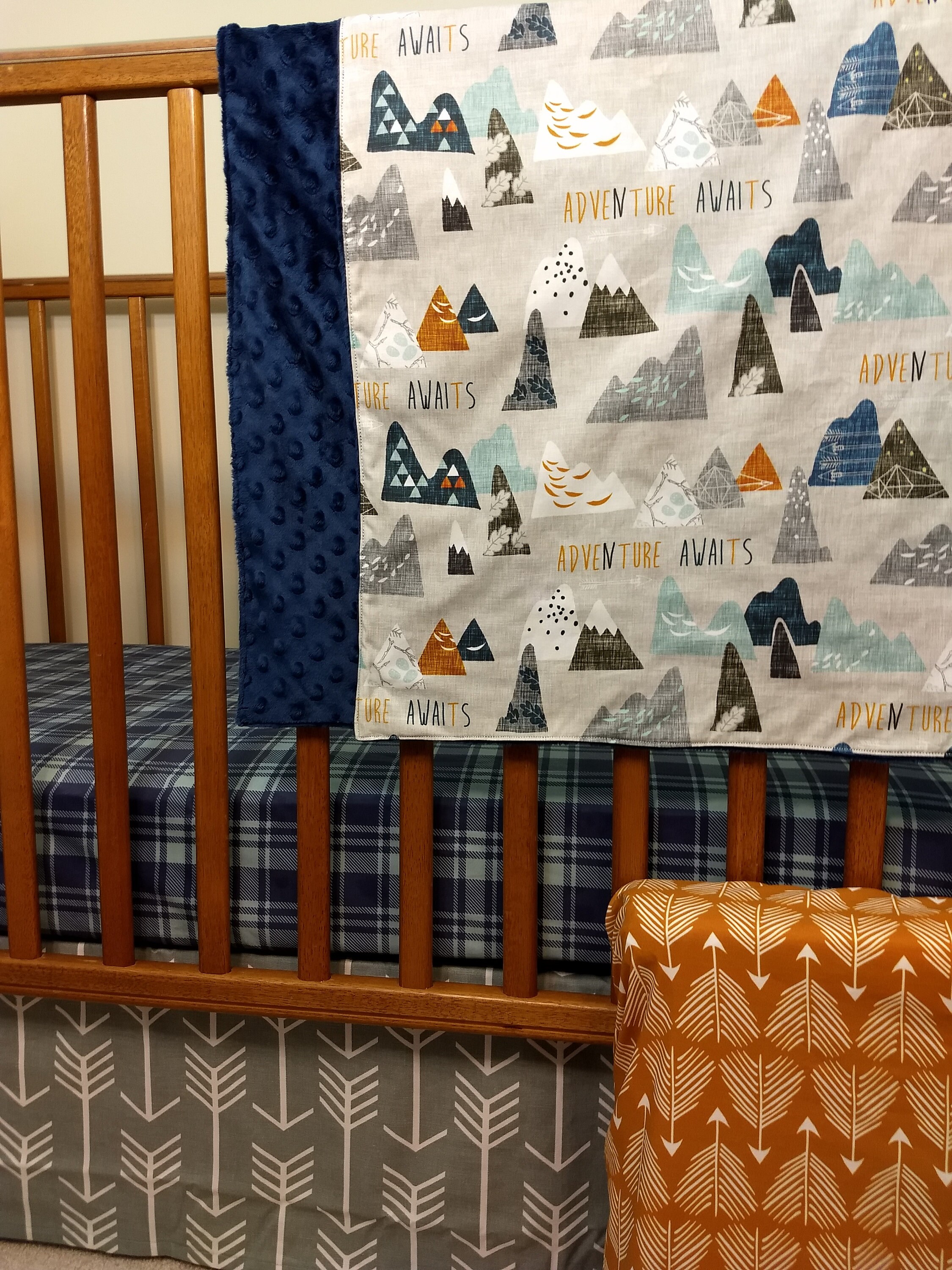 Dinosaur Baby Boy Bedding Custom Baby Boy Bedding T Rex Etsy