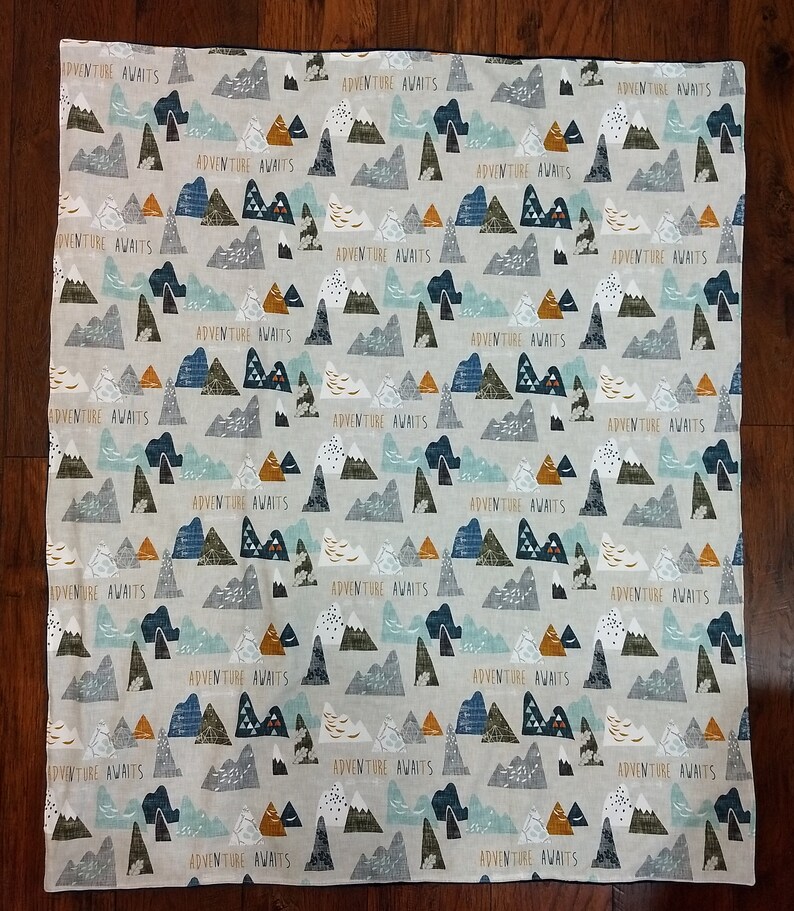 Bernese Mountain Adventure Quilted Blanket NCU0PT1802