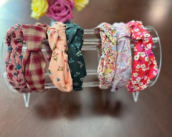 Handmade Cotton Fabric Knotted Headbands