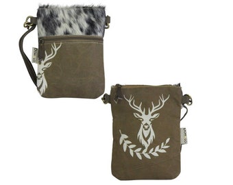 raditional bag, dirndl bag, vintage bag, shoulder bag, shoulder bag, crossbody, handle bag, small shoulder bag, fur, deer