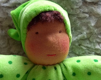 Cuddle doll Theo, first doll, Waldorf inspired