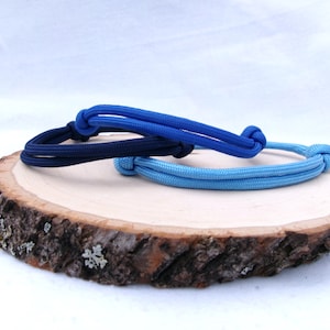 Paracord Bracelet, Adjustable Minimalist Surfer Cord Bracelet, Nautical Rope Bracelet, Friendship Bracelet