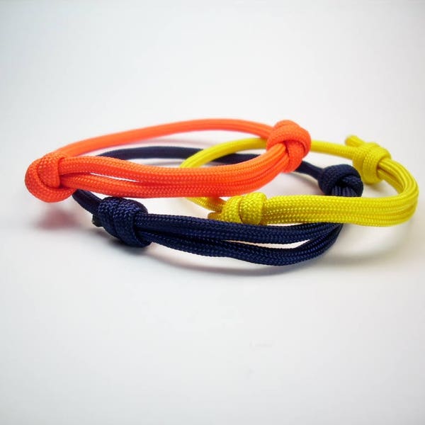 Adjustable Paracord Bracelet, Minimalist Surfer Parachute Cord Bracelet, Friendship Bracelet