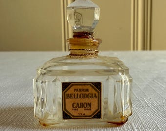 Vintage Caron Le Tabac Blond Perfume Extrait Half Full 1 Oz Bottle