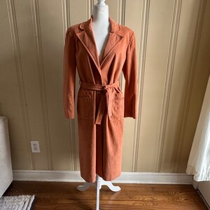 Salmon Trench Coat Etsy