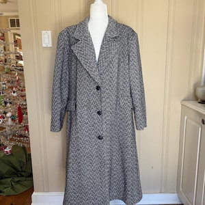 80s Long Trench Coat - Etsy
