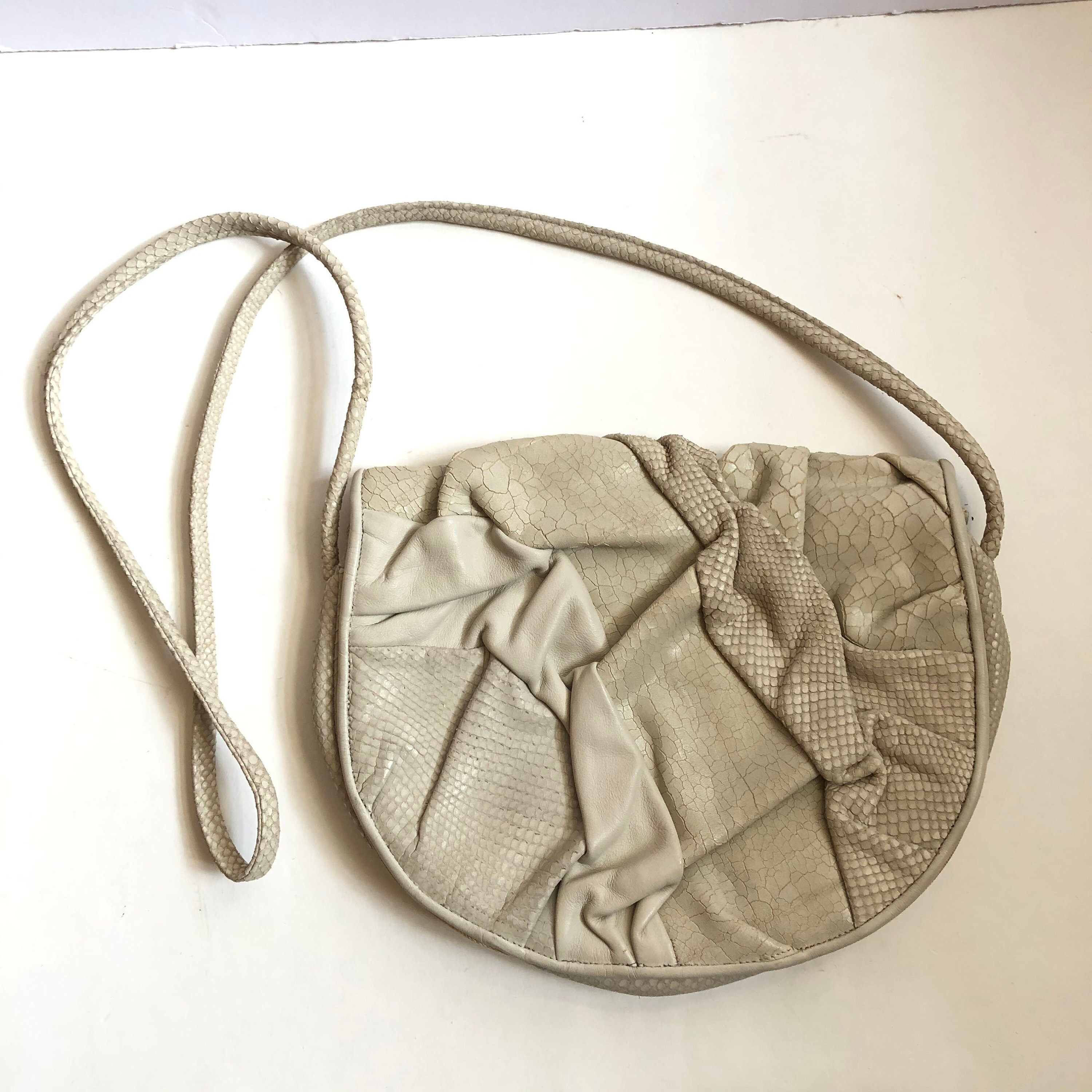 bone colored purse