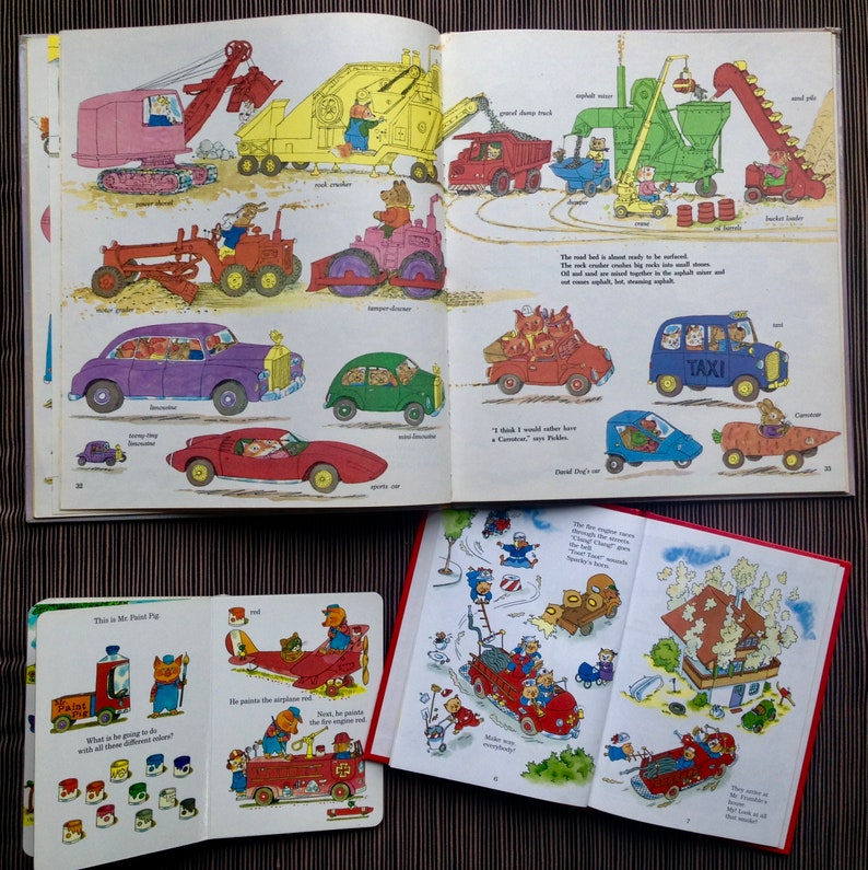 cars and trucks and things that go by richard scarry