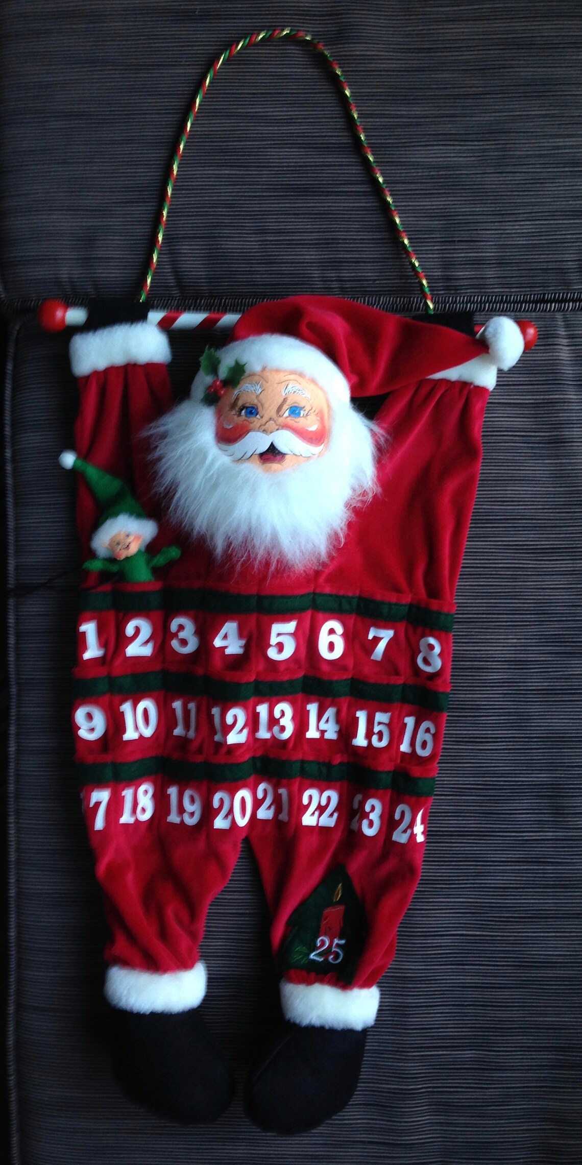 Advent Annalee Snowflake Santa Countdown Mice Mr & Mrs SANTA Etsy