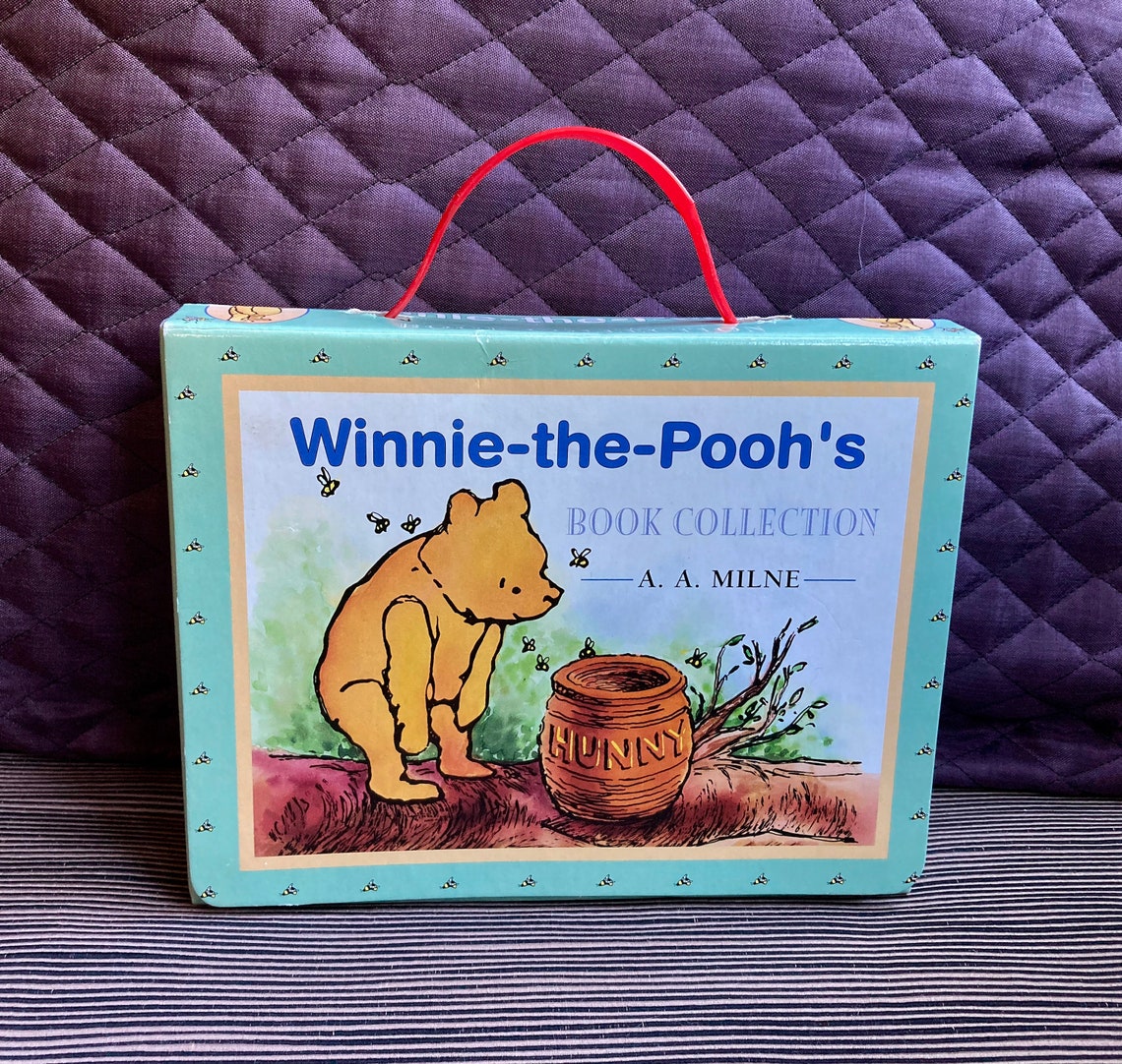 Winnie the Pooh Book Collection 5 Book Set with Case A. A. Etsy