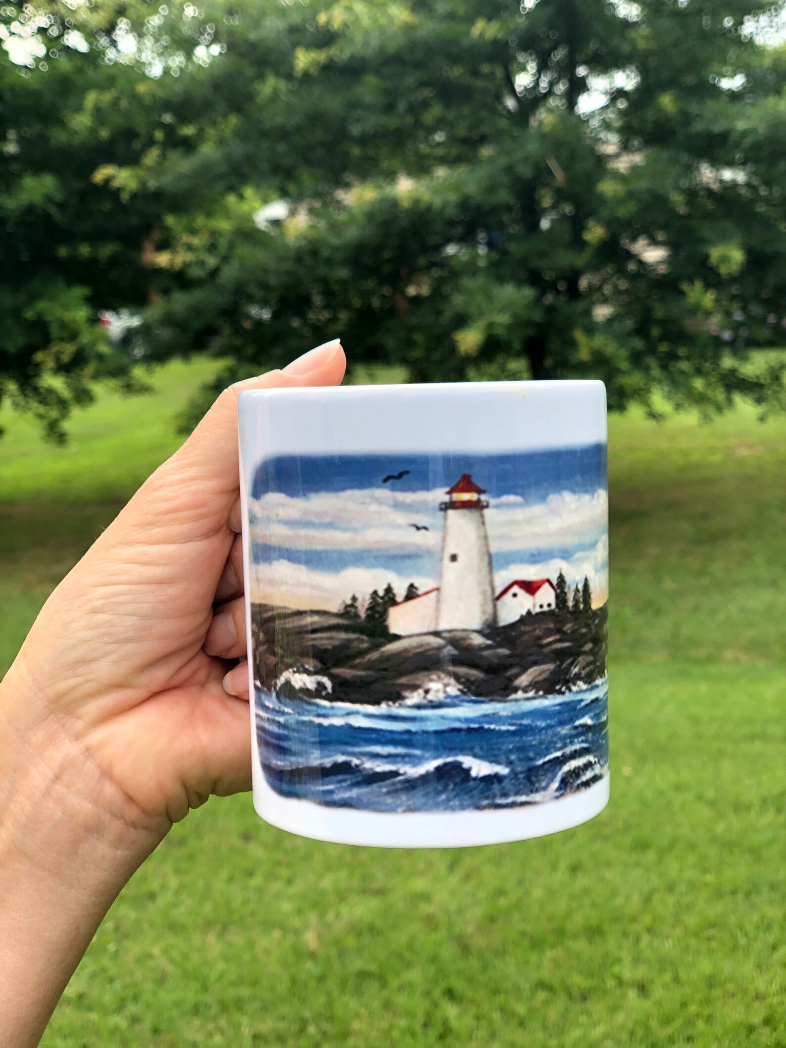 Lighthouse Mug Etsy