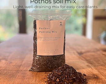 Pothos Soil Mix | Well Draining Potting Soil for Pothos Plants | Chunky Houseplant Soil | Indoor Plant Repotting Mix | 1L 3L 5L 8L