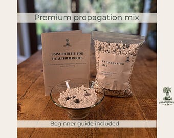 Houseplant Propagation Substrate Mix | Perlite LECA | For Rooting Cuttings, Nodes & Corms | Beginner Friendly Semi-Hydro Growing Medium