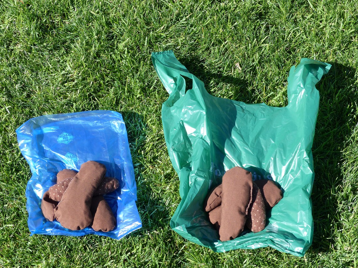 3 Pack 150 Count Dog Waste Plastic Handled Bags for Bag Scooper Pooper