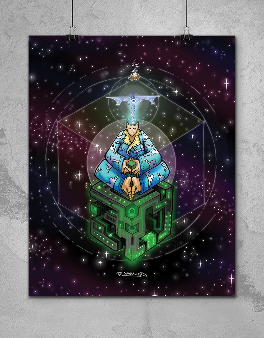 R. Marx - the Cube - Sacred Geometry - Esoteric Organic Digital ...