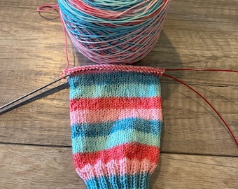 Summer on the Lake Self Striping Yarn