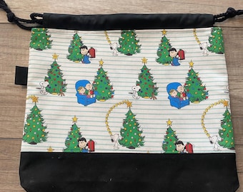 Grote Snoopy and Friends-tas met trekkoord