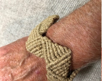 Bracelet guatémaltèque fait main, bracelet en tissu en zigzag "thunderbolt"