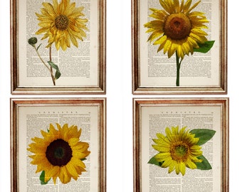 Sunflower Room Decor Etsy