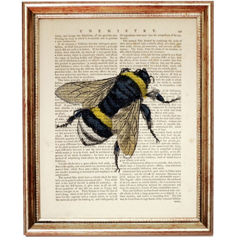 Bumble Bee Decorations Bumble Bee Decor Bee Artwork Etsy
