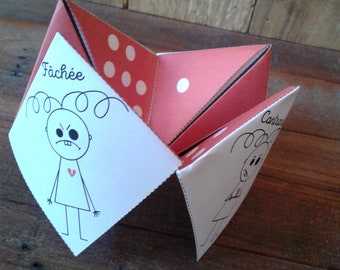 Version Papier Coin Coin Colère Jeu Pour Enfant Jeu En Etsy