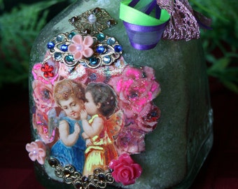 MOTHER'S DAY Eucalyptus Bath Salts - All-natural, 100% organic, custom-made, in handcrafted reusable perfume bottle...